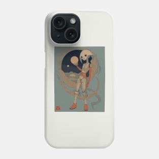 The Comedian from Outer Space (Japanese Ukiyo-e Woodblock Print) Phone Case