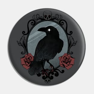 Crow raven dark Pin