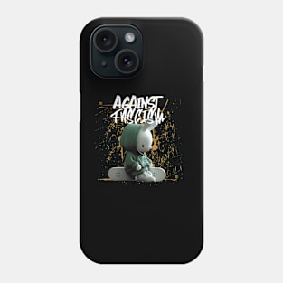 Against Fascism Antifa Skateboarding Phone Case