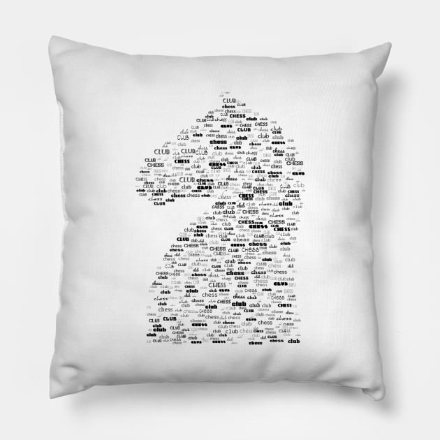 Chess Club Pillow by GMAT