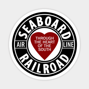 Vintage Seaboard Air Line Railroad Magnet