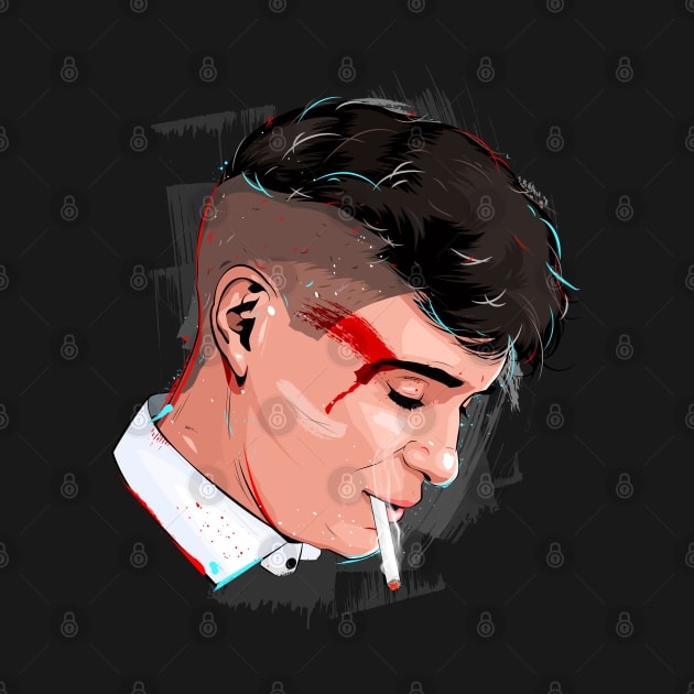 Tommy Shelby Peaky Blinders by portraiteam