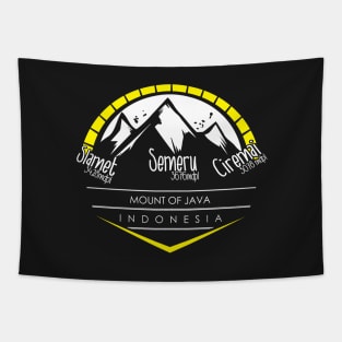 mount of java indonesia Tapestry