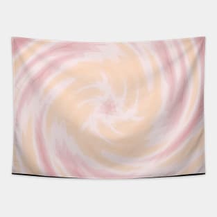 Peach and Rose Circle Tapestry