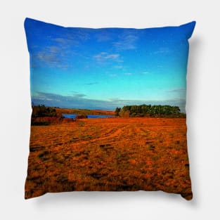 Retro Vintage Tumblr Countryside Landscape Pillow