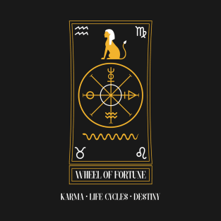 Wheel Of Fortune, Karma, Life Cycles, Destiny T-Shirt