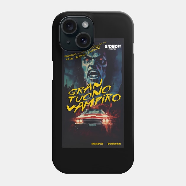 Vampire Thunder (1989) Italian Phone Case by JankCitySparrow