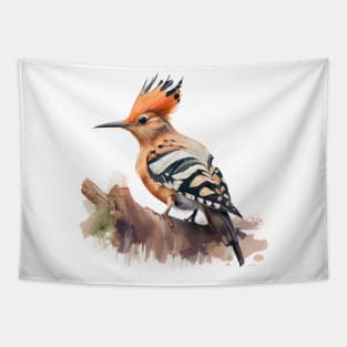 Hoopoe Bird On A Tree 3.0 Tapestry