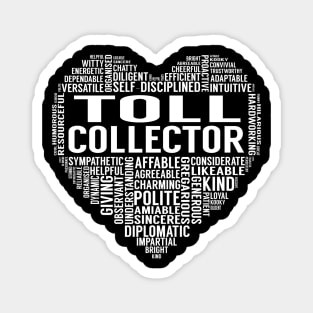 Toll Collector Heart Magnet