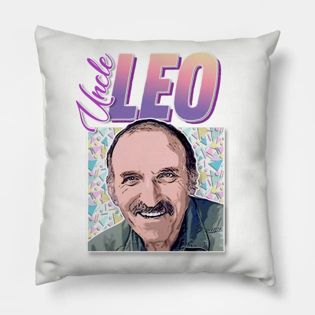 Uncle Leo Len Lesser/Aesthetic Tribute Design Pillow by DankFutura