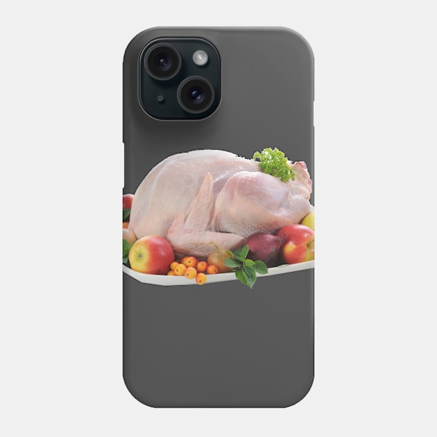 chicken dinner Phone Case by MarkoShirt