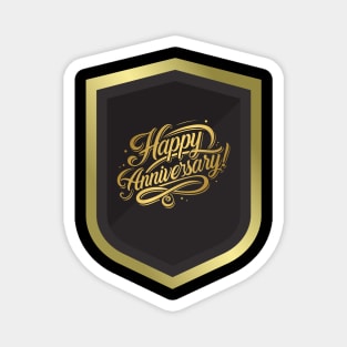 Anniversary Gold Theme v9 Magnet