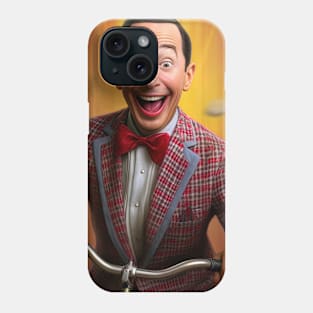 pee wee herman on a bike Phone Case