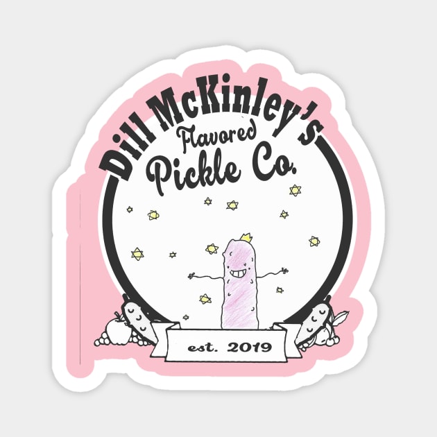 Sweet Razzledazzleberry Pickles Magnet by monstress