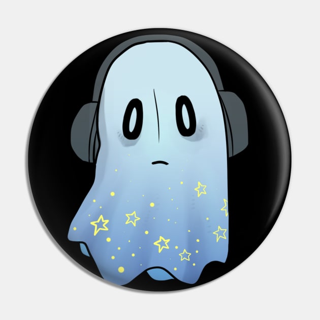 Napstablook Pin by WiliamGlowing