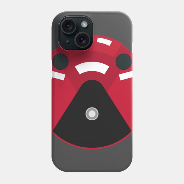 Germanium Fuzzy Face T-Shirt Phone Case by d13design