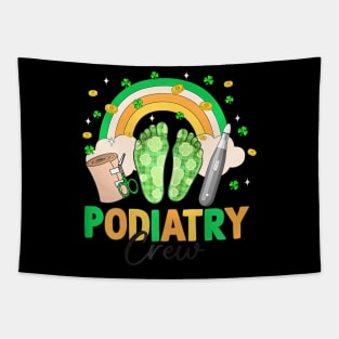 Podiatry Crew Shamrock Podiatrist St Patrick's Day Tapestry