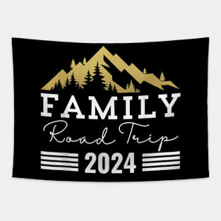 Family Road Trip 2024 Rv Camping Summer Vacation Matching Tapestry