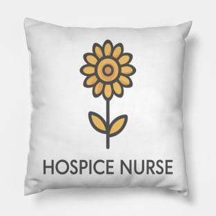 Hospice Nurse " sunflower " Pillow