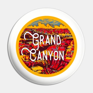 Grand Canyon Vintage Travel Decal Pin