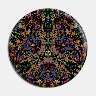 Kaleidoscope pattern Pin