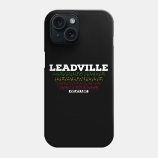 I Love Leadville Colorado USA Vintage Phone Case