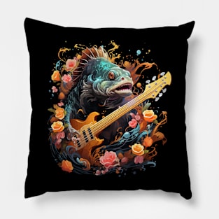 Oarfish Playing Guitar Pillow