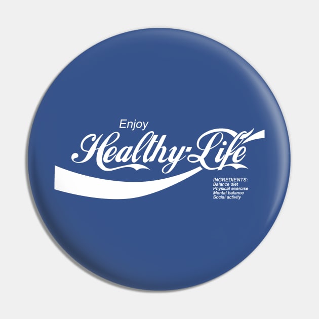 Healthy life Pin by NMdesign