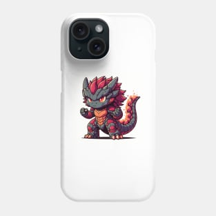 Chibi cute godzilla kaiju Phone Case