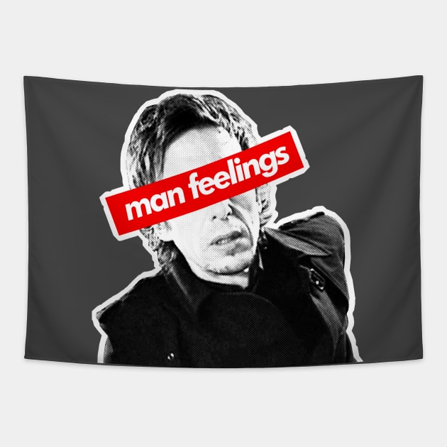 Man Feelings  - Superhans Peep Show Tapestry by DankFutura