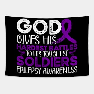 Epilepsy Warrior Support Epilepsy Awareness Tapestry