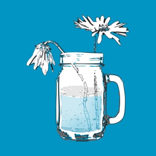 mason jar daisies T-Shirt