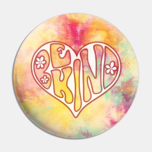 Be Kind Strawberry Lemonade Tie Dye Pin