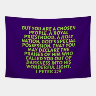 Bible Verse 1 Peter 2:9 Tapestry