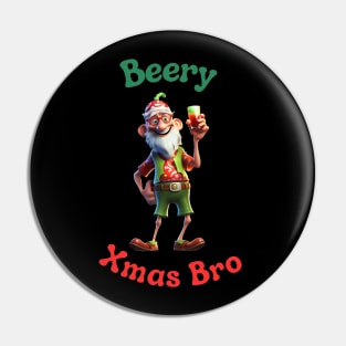 Santa Claus Christmas in July Pin