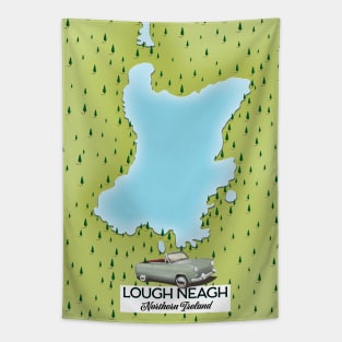 Lough Neagh Northern Ireland old map Tapestry