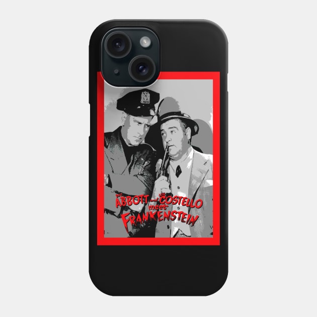 abbot and costello meet frankenstein Phone Case by Verge of Puberty