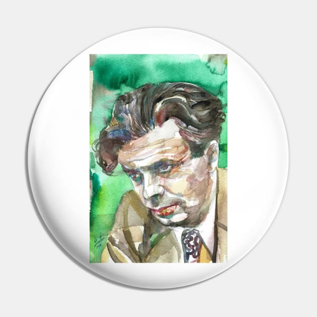 ALDOUS HUXLEY - watercolor portrait.1 Pin by lautir