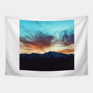 Utah Mountains & Sunset Tapestry