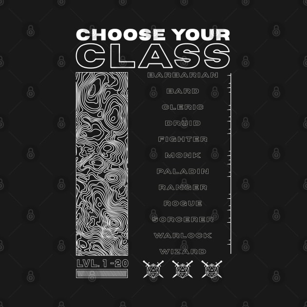 Choose Your Class (Rogue Streetwear) by Riverlynn_Tavern