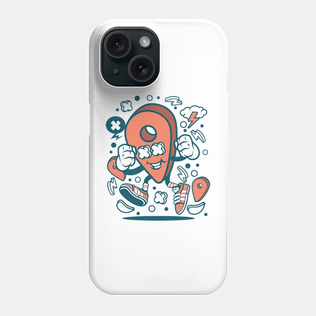 Location marker figure Phone Case by ShirtyLife