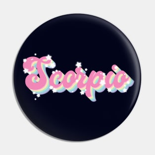 Groovy Scorpio Pin