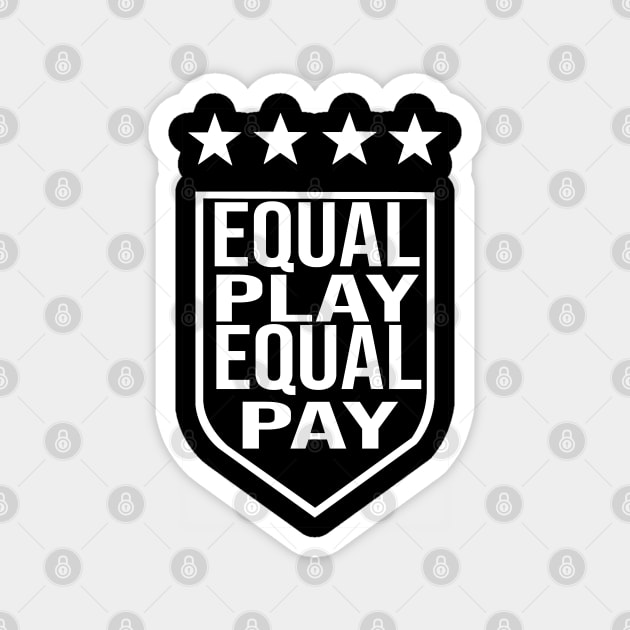 USWNT Equal Play Equal Pay Magnet by Hevding