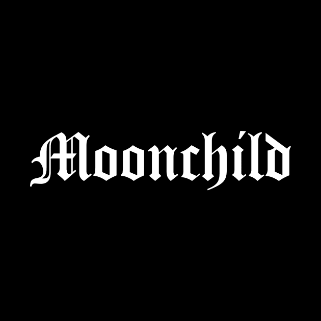 moonchild typography logo by lkn