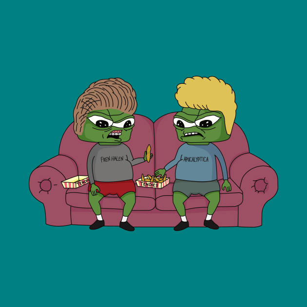 Beavis & Butthead Apu Apustaja & Tendies by Emperor Frenguin