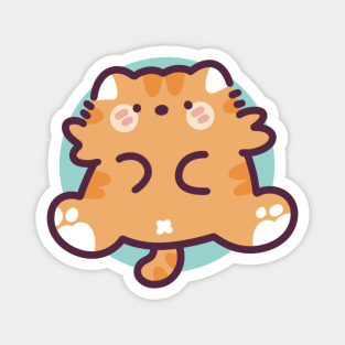 Orange Tabby Cat Magnet