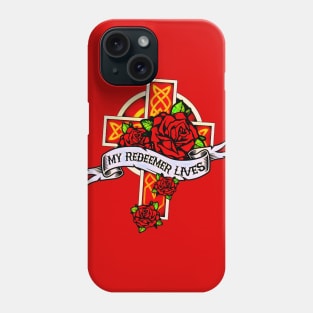 My Redeemer Lives Classic Tattoo Style Phone Case