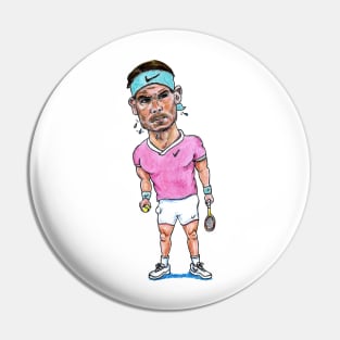 Rafael Nadal - The King tennis player of 21 Grand Slam men's single titles Pin