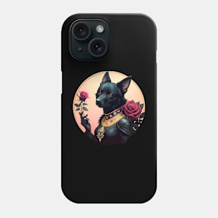 Black Dog Warrior Phone Case