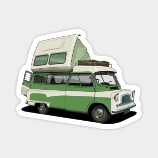 Bedford Camper Van in green Magnet